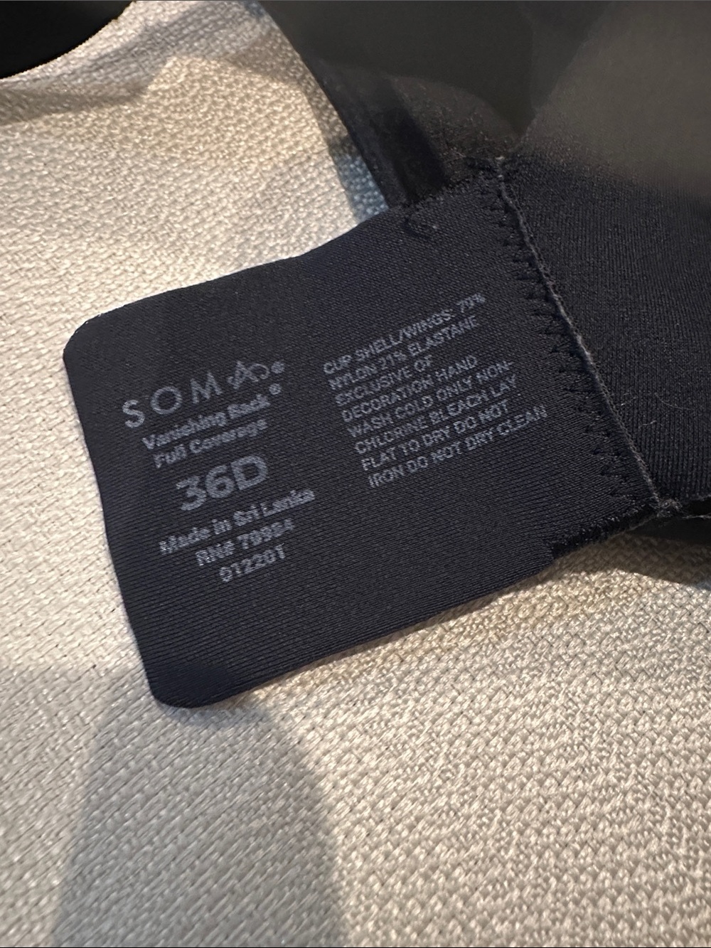 Soma Vanishing Back Full Coverage (bundle of 5) 36D - Picture 3 of 3